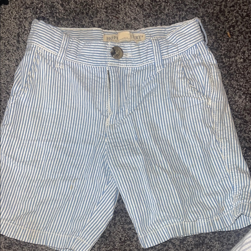 Blue Stripe Women’s Casual Shorts